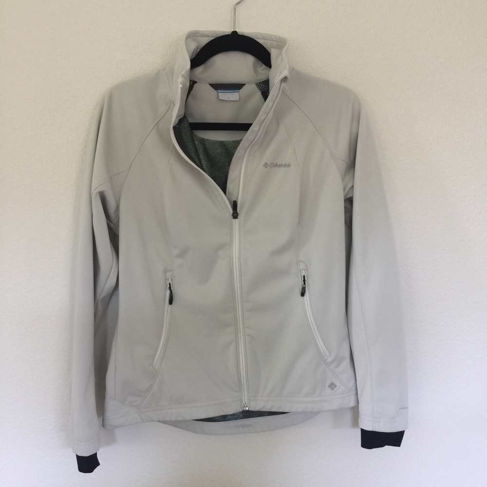 Columbia white jacket